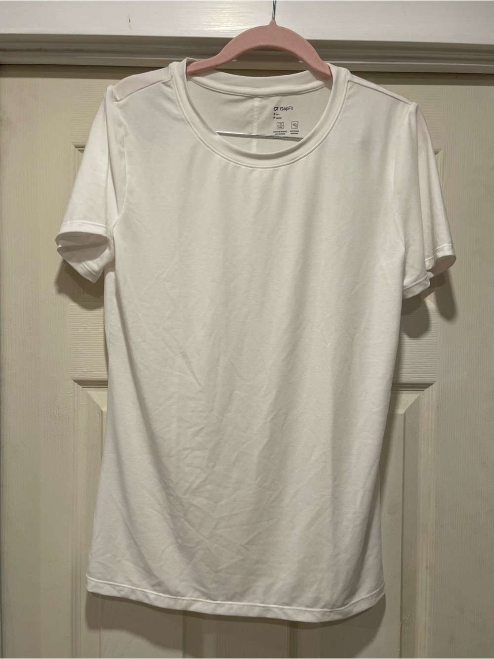 GAPFit White Short Sleeve Crewneck Tee